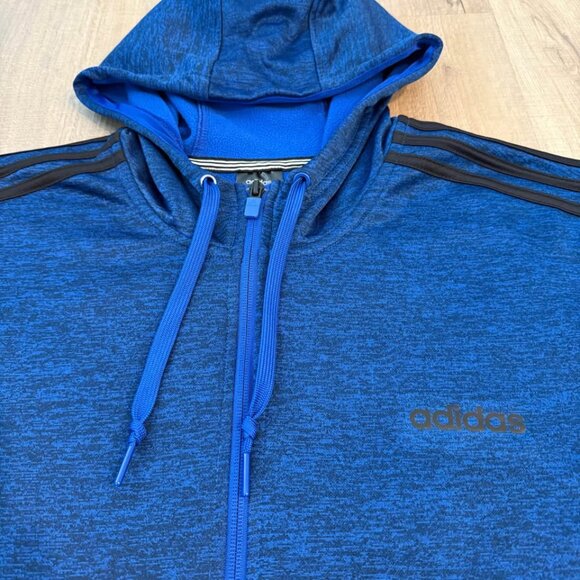 Adidas Jacket Men's Full Zip Hoodie Size XL - Picture 4 of 4